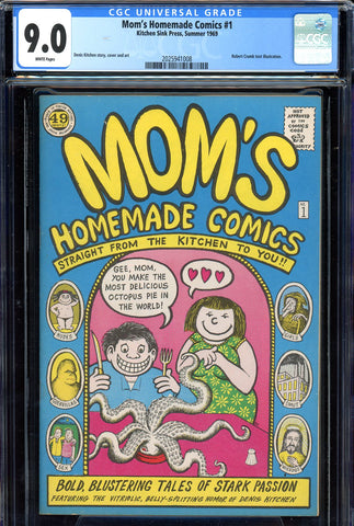 Mom's Homemade Comics #1 CGC graded 9.0 white pages - 1st print