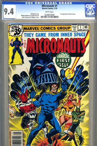 Micronauts #1   CGC graded 9.4 - SOLD!
