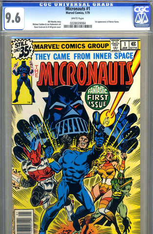 Micronauts #1   CGC graded 9.6 - SOLD