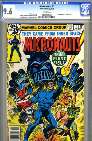 Micronauts #1   CGC graded 9.6 - SOLD