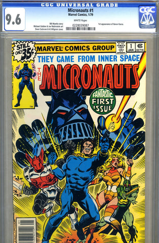 Micronauts #1   CGC graded 9.8 - SOLD