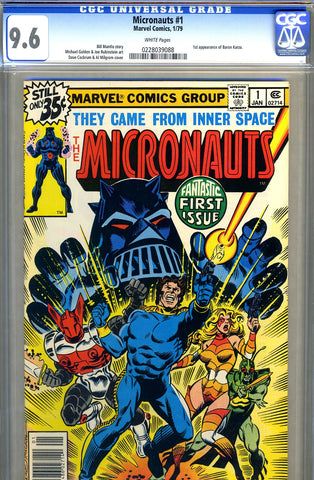 Micronauts #1   CGC graded 9.6 - SOLD!