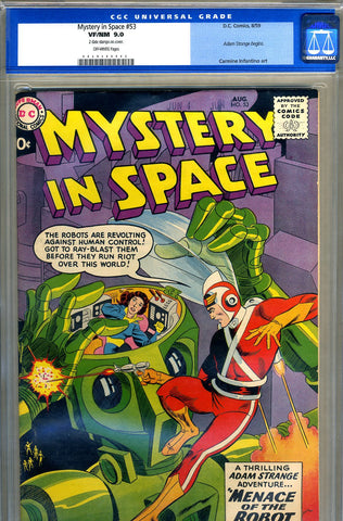 Mystery in Space #53   CGC graded 9.0 - SOLD