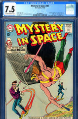 Mystery In Space #87 CGC graded 7.5 double feature begins