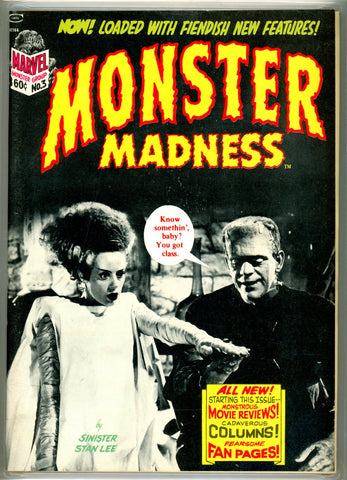 Monster Madness #3 CGC graded 9.6 - white pages SOLD!