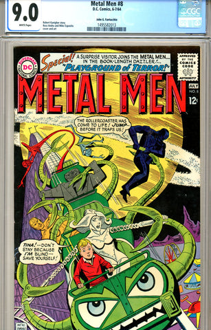 Metal Men #08 CGC graded 9.0 pedigree - WP -  SOLD!