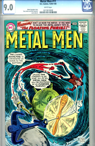 Metal Men #11 CGC graded 9.0 SOLD!