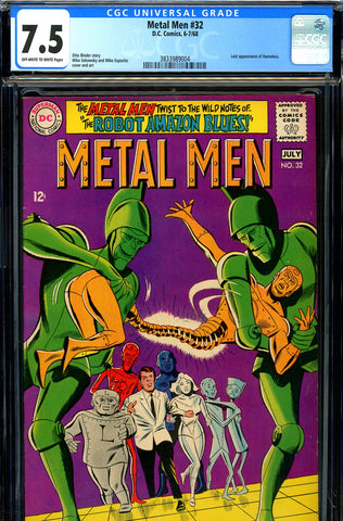 Metal Men #32 CGC graded 7.5 - last appearance of Nameless - SOLD!