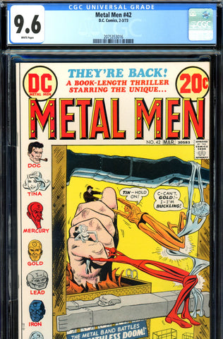 Metal Men #42 CGC graded 9.6 - white pages - SOLD!