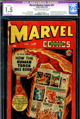 Marvel Mystery Comics #92 CGC graded 1.5 - origin Torch retold