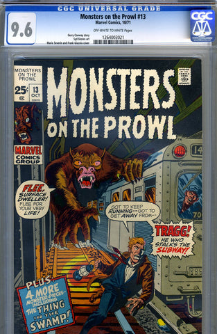 Monsters on the Prowl #13   CGC graded 9.6 - HIGHEST GRADED - SOLD!