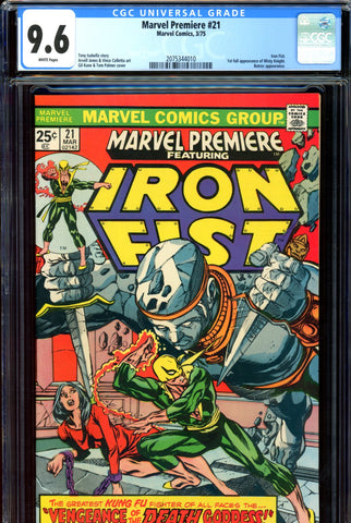 Marvel Premiere #21 CGC graded 9.6 - first FULL Misty Knight - SOLD!