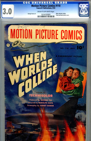 Motion Picture Comics #110   CGC graded 3.0 - photo-c - SOLD!