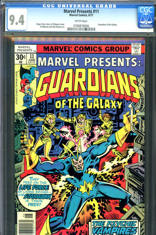 Marvel Presents #11 CGC graded 9.4 Guardians of Galaxy - SOLD!