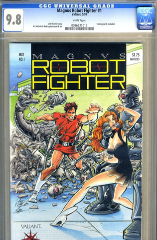 Magnus, Robot Fighter #01  CGC graded 9.8  first Valiant - SOLD!