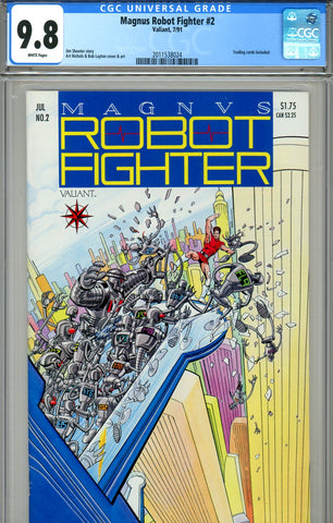 Magnus, Robot Fighter #02 CGC graded 9.8 HG SOLD!