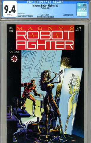 Magnus, Robot Fighter #03 CGC graded 9.4 first Elzy SOLD!