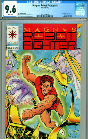 Magnus, Robot Fighter #8 CGC graded 9.6 flip book