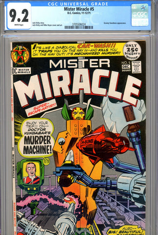 Mister Miracle #05 CGC graded 9.2 - first Virgin Vundabar - SOLD!