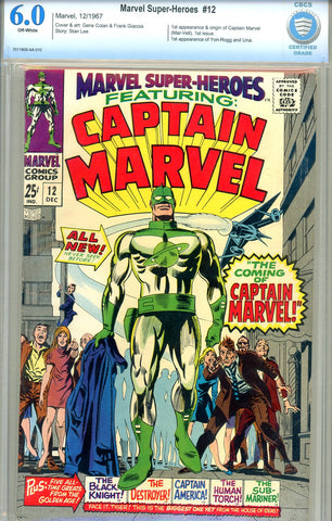 Marvel Super-Heroes #12  CBCS graded 6.0 -  SOLD!