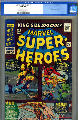 Marvel Super-Heroes #1   CGC graded 9.4  ( one shot ) - SOLD!
