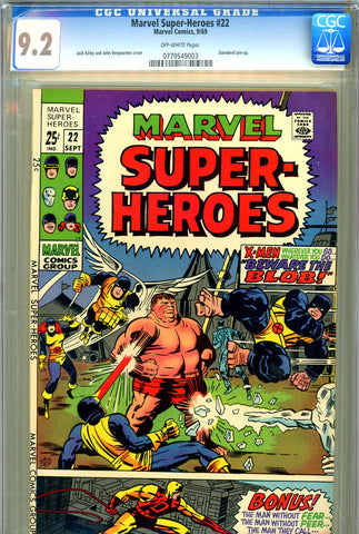 Marvel Super-Heroes #22 CGC 9.2  Beware the Blob! - SOLD!