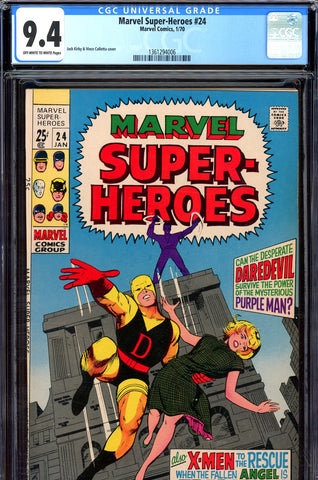 Marvel Super-Heroes #24 CGC graded 9.4 first Bronze Age issue