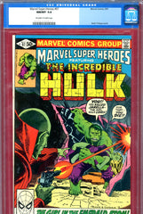 Marvel Super-Heroes #97 CGC graded 9.8  HIGHEST GRADED