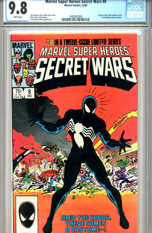 Marvel Super Heroes Secret Wars #8 CGC graded 9.8 SOLD!