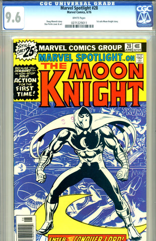 Marvel Spotlight #28  CGC graded 9.6  white pages SOLD!