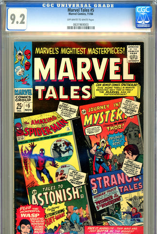 Marvel Tales #05 CGC 9.2 - tough in grade w/black cover - SOLD!