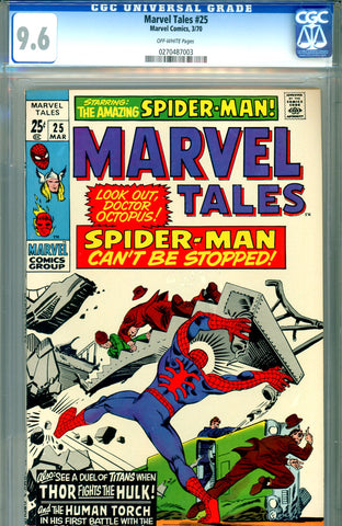 Marvel Tales #25  CGC graded 9.6  HIGHEST GRADED - SOLD!