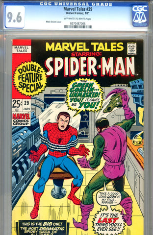 Marvel Tales #29  CGC graded 9.6 SOLD!