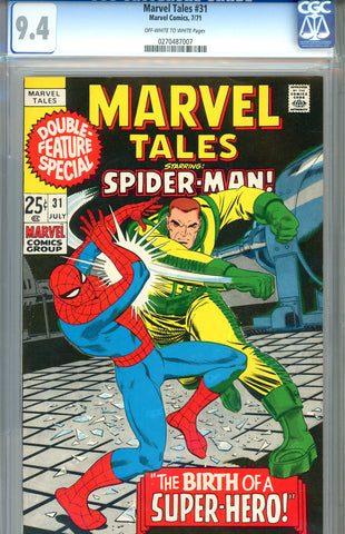 Marvel Tales #31  CGC graded 9.4 SOLD!