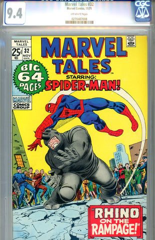 Marvel Tales #32  CGC graded 9.4 - SOLD!