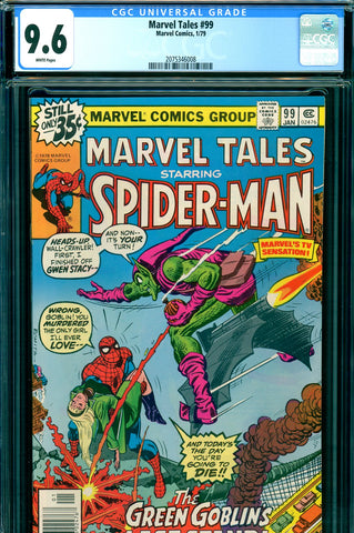 Marvel Tales #99 CGC graded 9.6 - reprints ASM #122 - SOLD!
