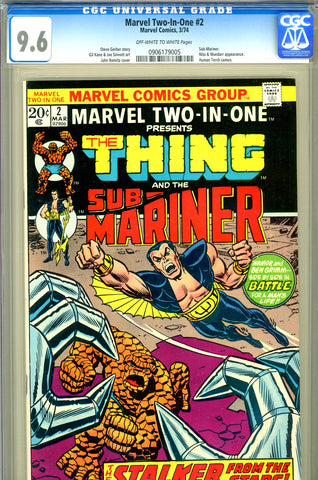 Marvel Two-In-One #02 CGC graded 9.6 John Romita cover - SOLD!