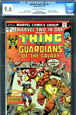 Marvel Two-In-One #05 CGC graded 9.6 Guardians of the Galaxy - SOLD!