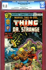 Marvel Two-In-One #49 CGC graded 9.8 HIGHEST GRADED Doctor Strange