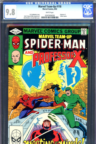 Marvel Team-Up #118 CGC 9.8 - HIGHEST GRADED - white pgs - SOLD!