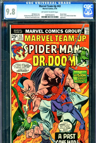 Marvel Team-Up #043 CGC 9.8 - HIGHEST GRADED Doctor Doom c/s - SOLD!