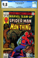 Marvel Team-Up #068 CGC graded 9.8 HIGHEST GRADED  1st D'Spayre