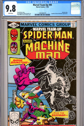 Marvel Team-Up #099 CGC graded 9.8 HIGHEST GRADED - SOLD!
