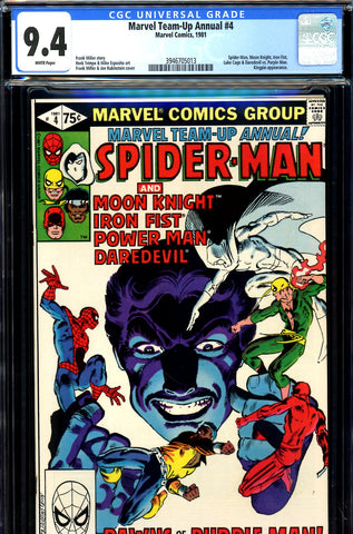 Marvel Team-Up Annual #04 CGC graded 9.4 - many guest stars vs Purple Man - SOLD!