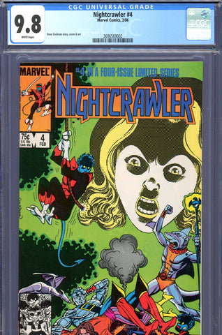 Nightcrawler #4 CGC graded 9.8 - HIGHEST GRADED - limited series - SOLD!