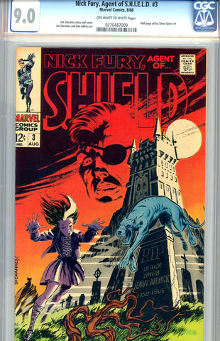 Nick Fury, SHIELD #03  CGC graded 9.0 - SOLD!