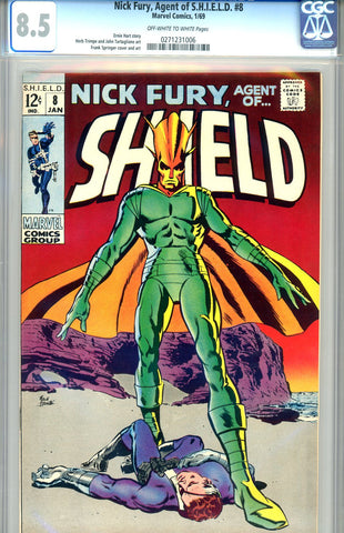 Nick Fury, SHIELD #08  CGC graded 8.5 - SOLD!