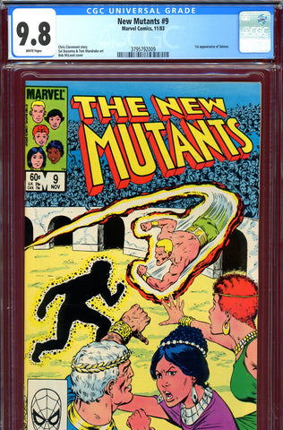New Mutants #09 CGC graded 9.8  HIGHEST GRADED - SOLD!