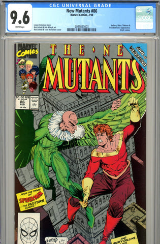 New Mutants #86 CGC graded 9.6  Cable cameo - SOLD!