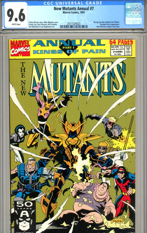 New Mutants Annual #07 CGC graded 9.6 last issue - SOLD!